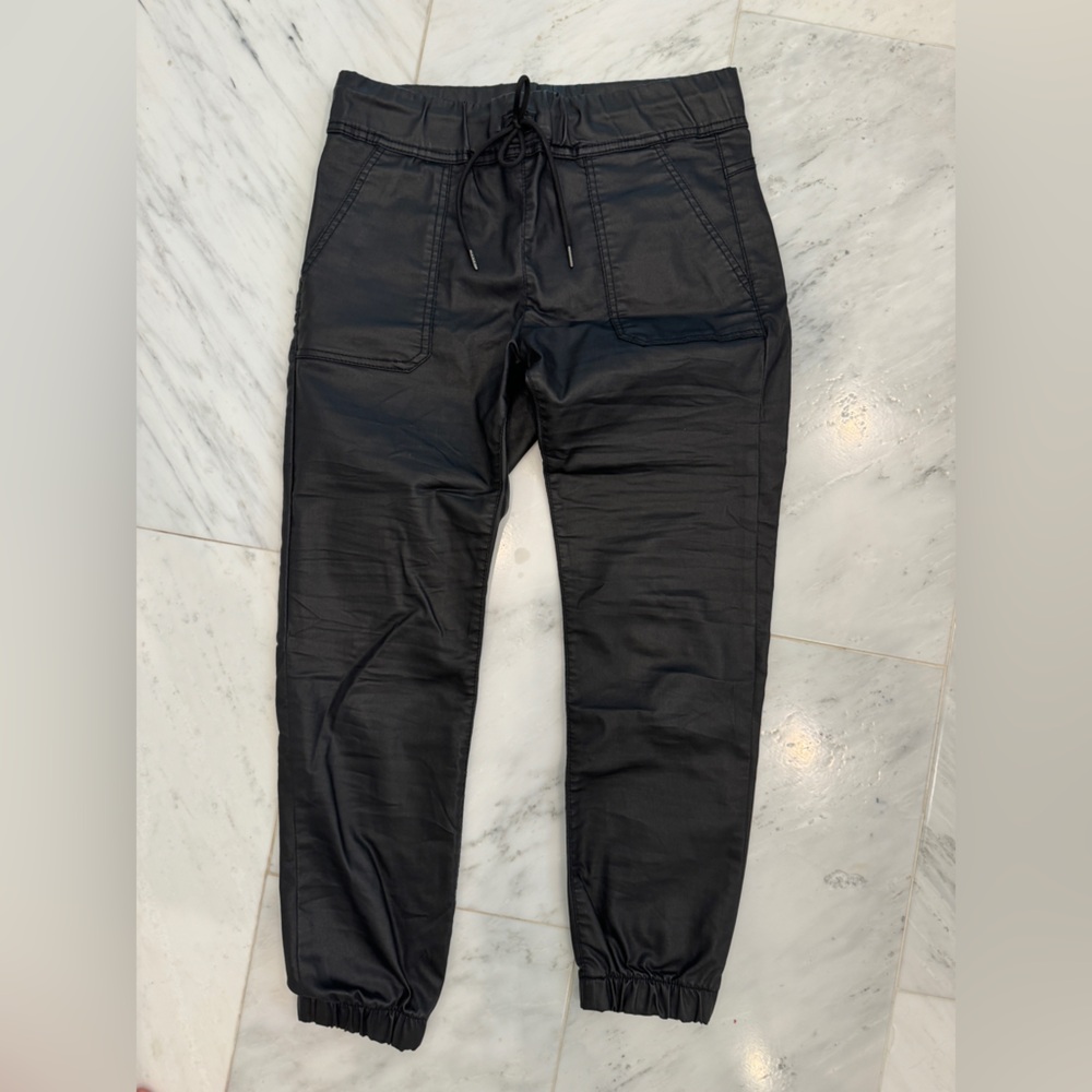 BEVY FLOG pant - faux leather black SIZE 28 - worn once!!!